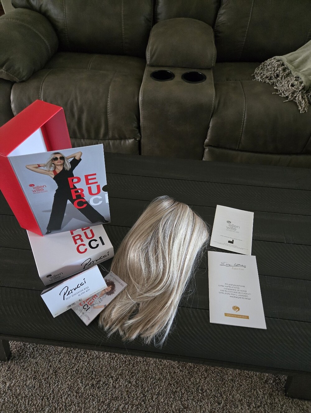 (NWT) Ellen Wille Drive Wig - Pearl Blonde Rooted - Petite-Average Box